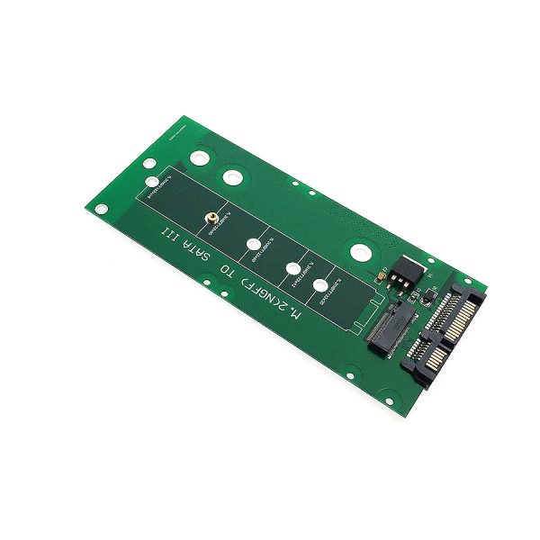 Переходник SSD SATA III to M.2 (NGFF) SSD w/bracket , Espada M2S905B