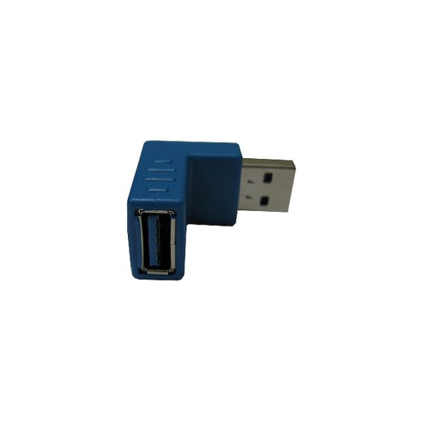 Переходник USB 3.0 Am-Af,L- образный, угол 90°