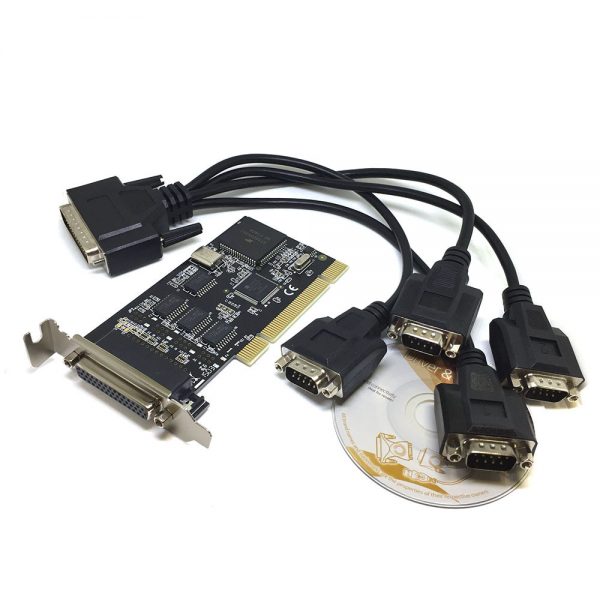 Контроллер PCI - 4 RS232 (4 COM port) Msc9865 Low Profile Espada box