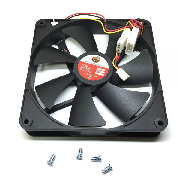 Вентилятор охлаждения 140B, 140mm DC Fan, 3pin + 4pin