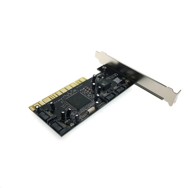 Контроллер PCI to 4 port SATA ,RAID (0, 1, 0+1), чип Silicon Image Si3114, FG-SA3114-4IR-01-CT01, Espada