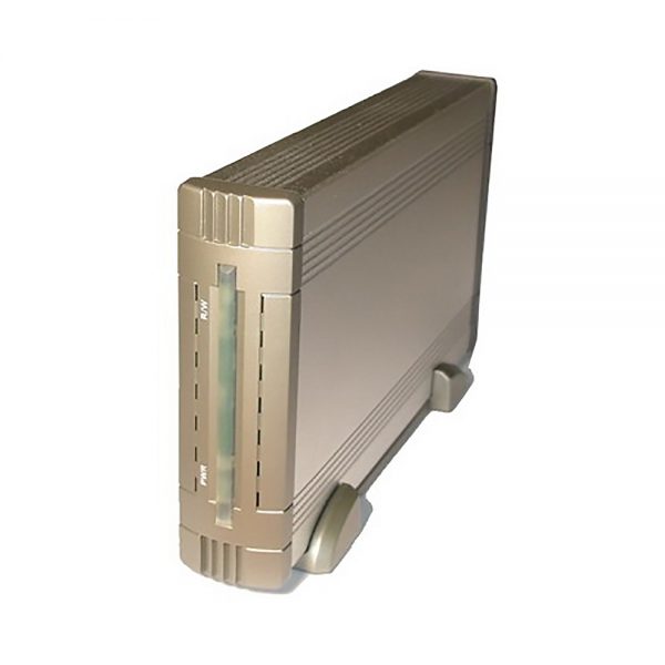 Внешний корпус Espada for 3,5" HDD IDE (USB2.0) алюминиевый, встроенный вентилятор & крепление дисков без винтов, подключение USB 2.0