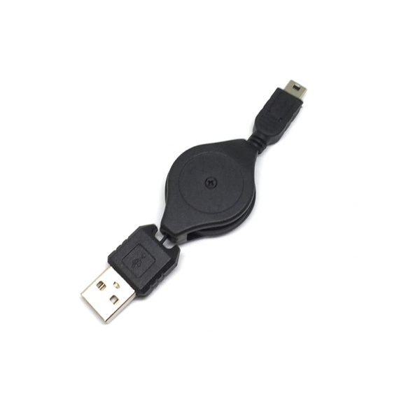Кабель USB to mini USB 1m с регулировкой длины