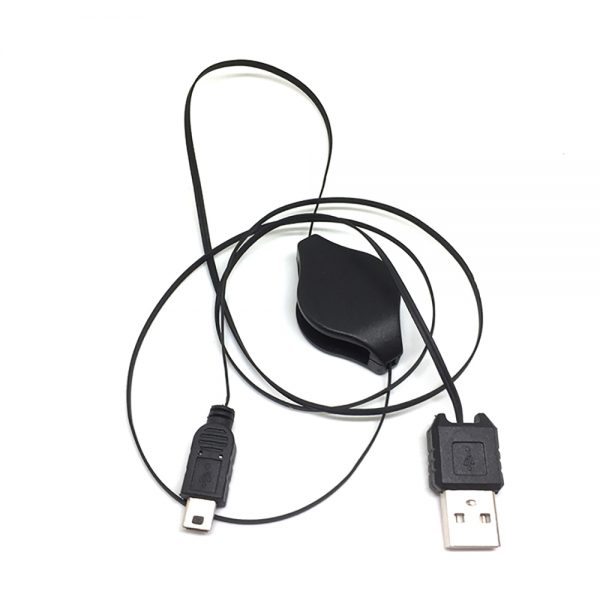 Кабель USB to mini USB 1m с регулировкой длины