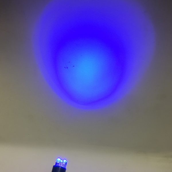 Автомобильная безцокольная светодиодная лампа, T11, с 3 светодиодами Espada W2.1x11D синяя