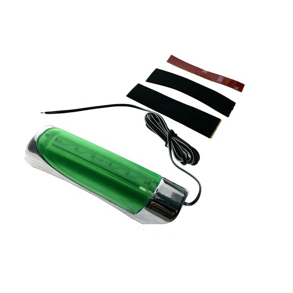 Ручка на рычаг стояночного тормоза автомобиля универсальная с подсветкой Hand brake cover BL-LED20 green