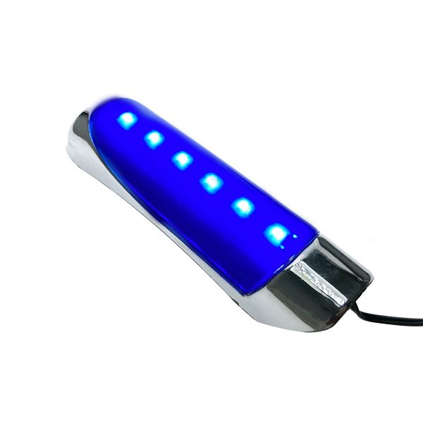 Ручка на рычаг стояночного тормоза автомобиля универсальная с подсветкой HAND BRAKE COVER BL-LED20 blue