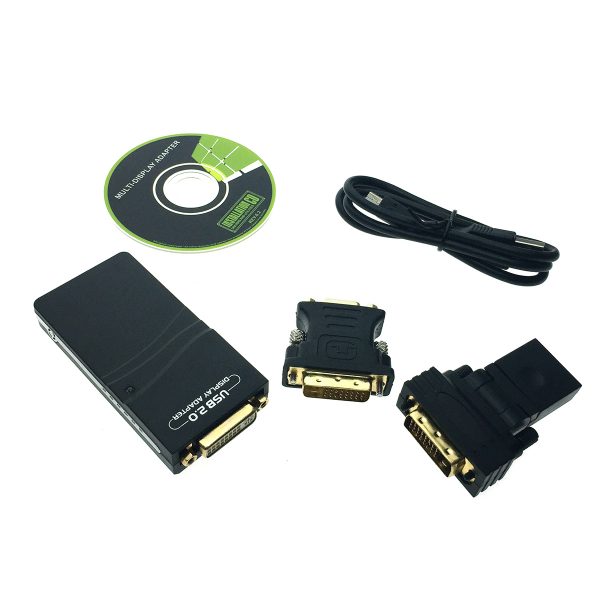 Видео конвертер USB 2.0 to VGA/HDMI/DVI, Full HD 1080p, H000USB Espada чипсет DisplayLink DL-165