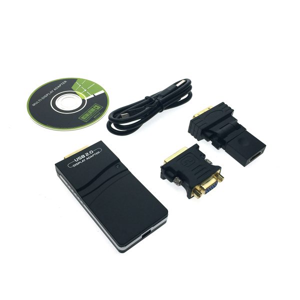 Видеоконвертер USB 2.0 to VGA/HDMI/DVI, Full HD 1080p, H000USB Espada чипсет DisplayLink DL-165