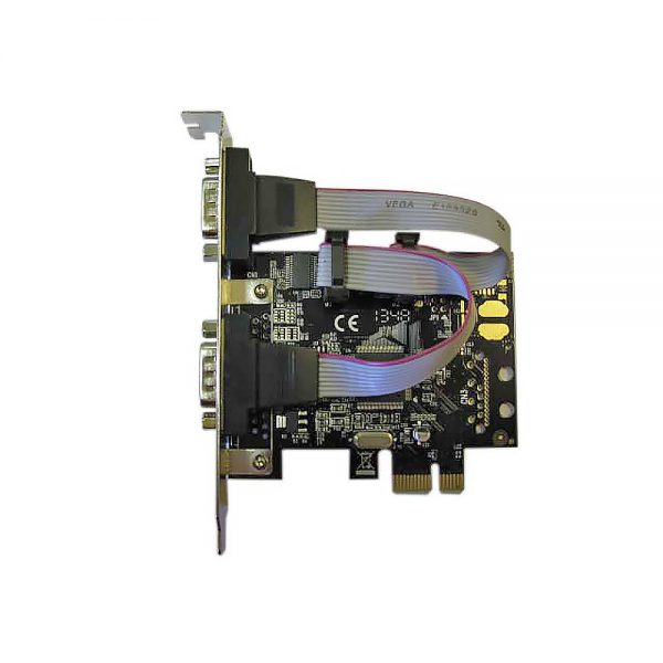 Контроллер PCI-E to 2 RS232 порт chip MCS9922, FG-EMT03C-1-CT01, Espada