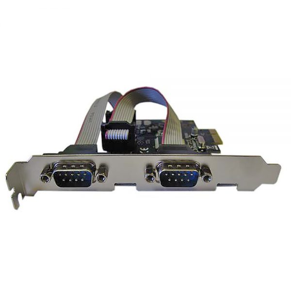 Контроллер PCI-E to 2 RS232 порт chip MCS9922, FG-EMT03C-1-CT01, Espada