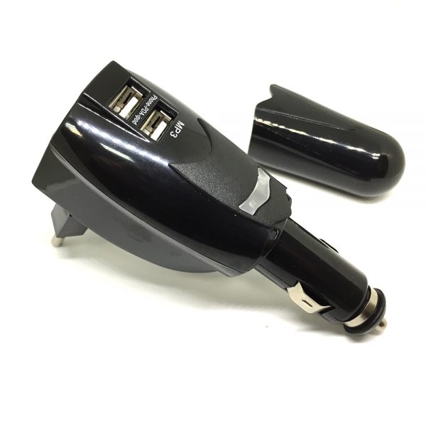 Автомобильное зарядное устройство на USB 2 порта Espada DCU-5