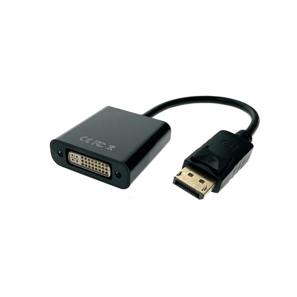 Конвертер Display Port 20pin male to DVI-I 29pin female 20 cм, Espada EPortM-DVIF20