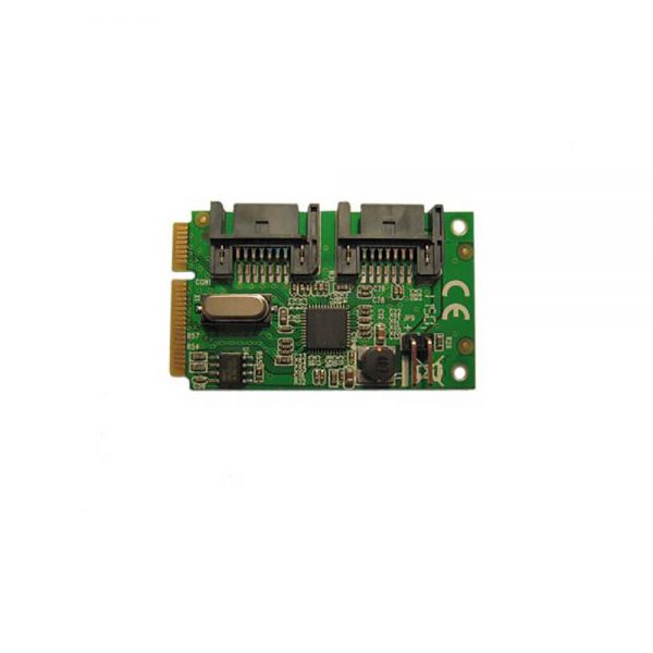 Адаптер Mini PCI-E to 2 port SATA 6Gb, Espada, FG-MST02A-1-BC01