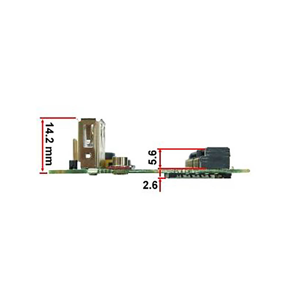 Переходник mini PCI-E to mini PCI-E+SIM+USB Espada MM2U