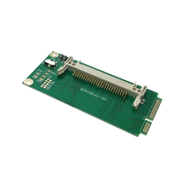 Адаптер Mini PCI-E to CF /Compact Flash/, левосторонний, HX-CF090428