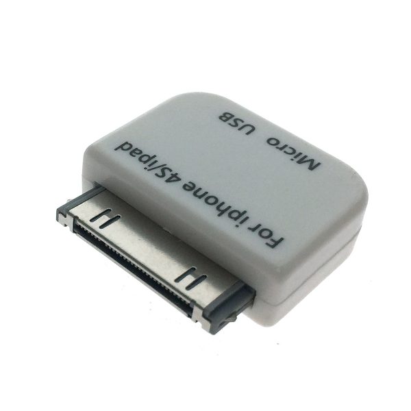 Переходник IPAD/IPHONE 30 pin to micro USB type B Female Espada EIPD-micUSBbF