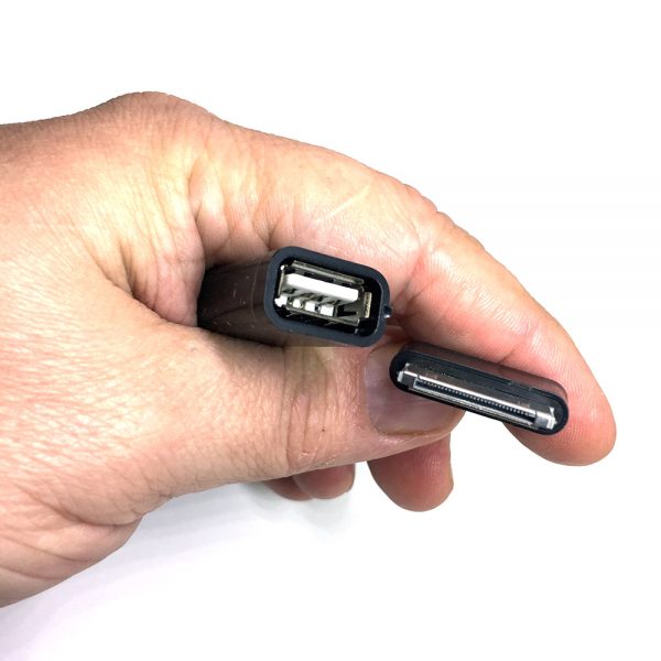 Кабель Samsung Galaxy TAB to USB type A Female OTG 13см, Espada ETAB-USBAF13