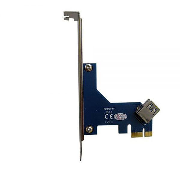 Переходник PCIe x1 to dual PCI BUS card Espada PCIe2PCI c кабелем USB3.0
