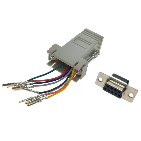 Переходник последовательного порта RS-232/COM/ to RJ45 Espada ECOMDB9F-RJ45