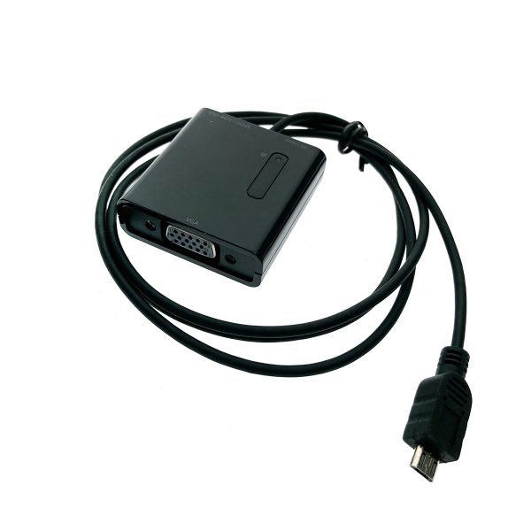 HL-кабель Micro USB B male to VGA female with Analog/Digital Audio (SPDIF)