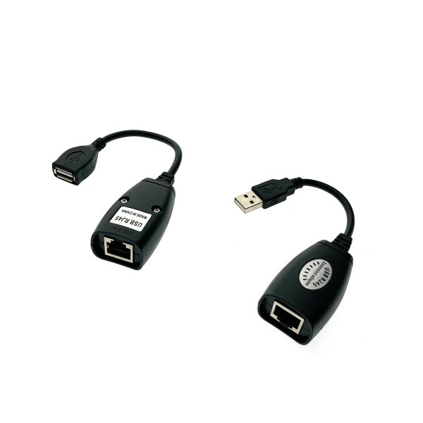Удлинитель по витой паре USB 2.0 / RJ45 до 30м Espada, EUSBExt30mVitP