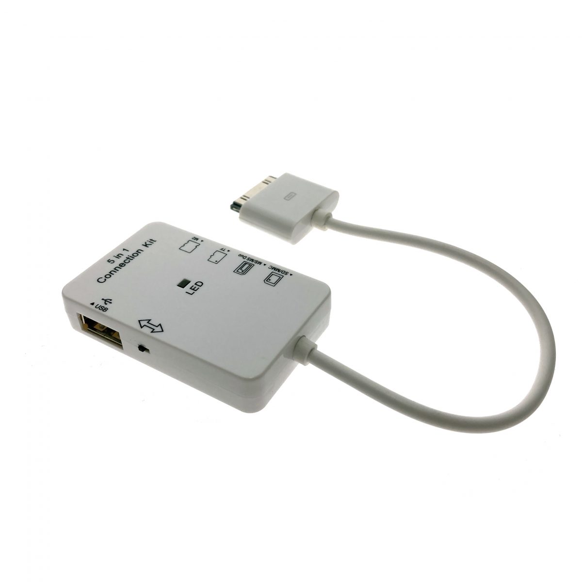 Картридер для Ipad iPhone 30pin to USB/SD/MMC/MS/M2 Espada C01Ip