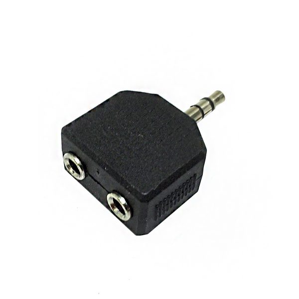 Переходник audio jack 3.5mm male to 2*jack 3.5mm female Espada