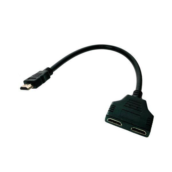 Разветвитель HDMI 19 pin male to 2*HDMI 19 pin female 25cm ESPADA EHDMIM2xHDMIF25