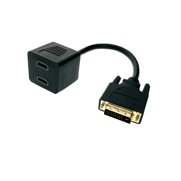 Разветвитель DVI-D 25 pin male to 2*HDMI 19 pin female 25cm ESPADA EDVIM2xHDMIF25