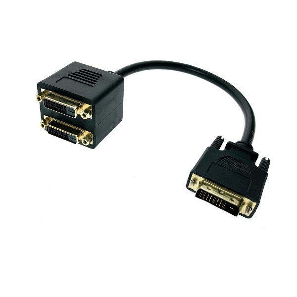 Разветвитель DVI-D 25 pin male to 2*DVI-D 25 pin female 25cm EDVIM2xDVIF25