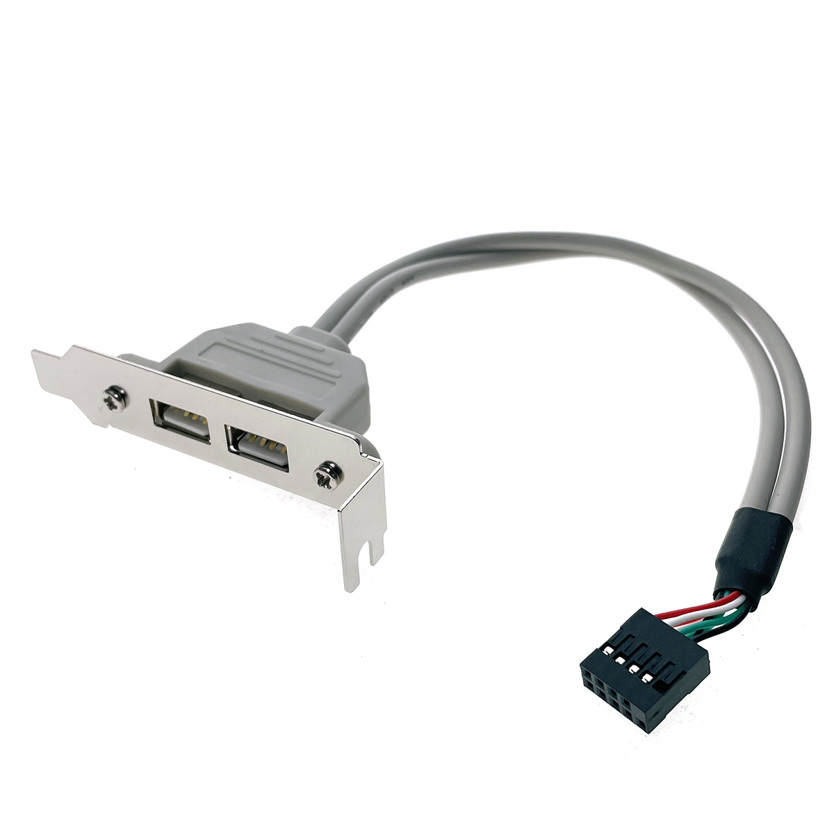 Монтажная планка на заднюю панель в корпус компьютера с разъемом USB 2.0 - 2 порта низкопрофильная, EBRT-2USB2LOW Espada Монтажная планка на заднюю панель в корпус компьютера с разъемом USB 2.0 - 2 порта низкопрофильная, EBRT-2USB2LOW Espada
