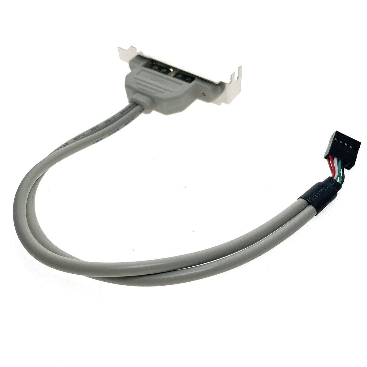 Монтажная планка на заднюю панель в корпус компьютера с разъемом USB 2.0 - 2 порта низкопрофильная, EBRT-2USB2LOW Espada Монтажная планка на заднюю панель в корпус компьютера с разъемом USB 2.0 - 2 порта низкопрофильная, EBRT-2USB2LOW Espada