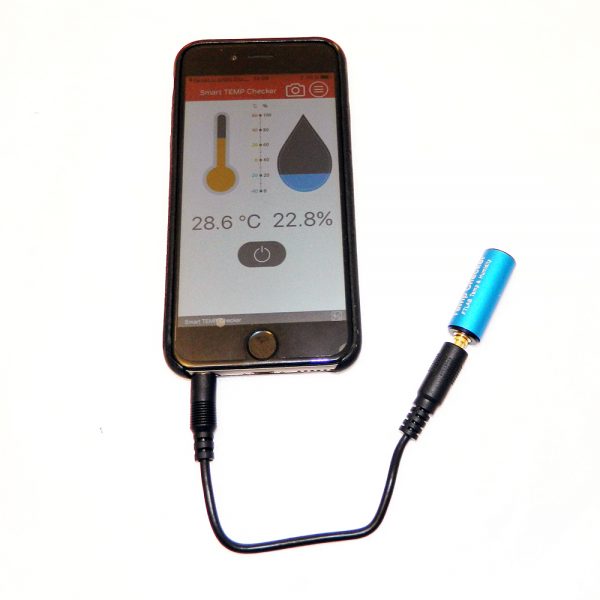 Детектор влажности и температуры Smart Temp checker FTC-001 для телефона