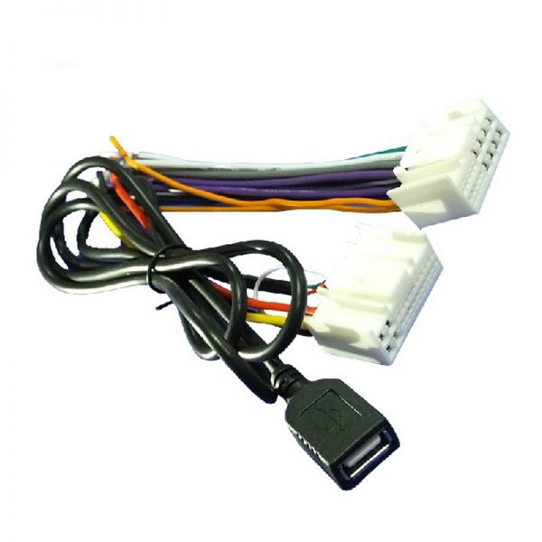 Автомобильный аудио кабель AUX to USB type A female & 3.5mm audio 1.1м для Hyundai, Kia, AUX40883