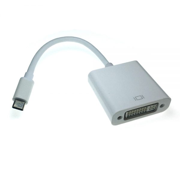 Видео конвертер USB 3.1 Type C Male to DVI type I 24+5 pin female, EusbCdvi