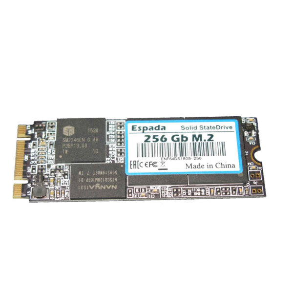 Твердотельный накопитель SSD NGFF 256 Gb, M.2, SATA III, Espada ENF64DS1805-256