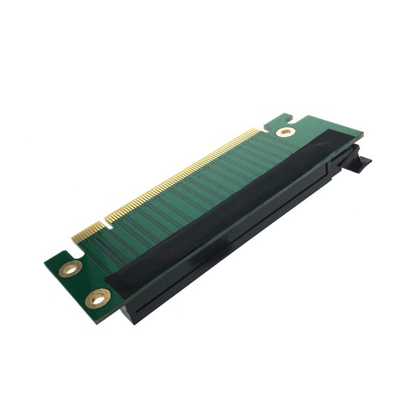 Переходник PCI-E X16 M to PCI-E X16 F, 90° угловой 2U, EPCIE162U