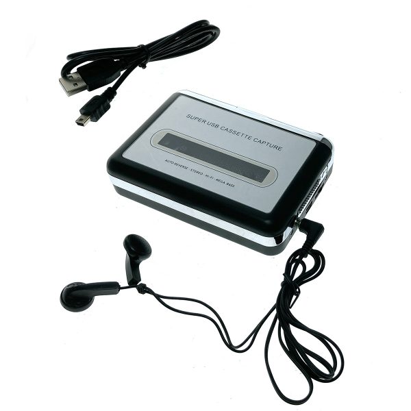 USB 2.0 кассетный плеер с МР3 конвертером для оцифровки аудиокассет