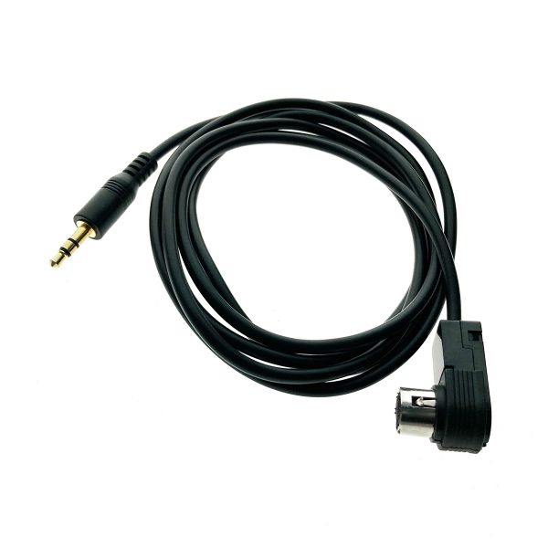 Автомобильный аудио кабель AUX 3.5mm audio 1м для магнитолы Alpine JVC Ai-NET, модель AUX41360