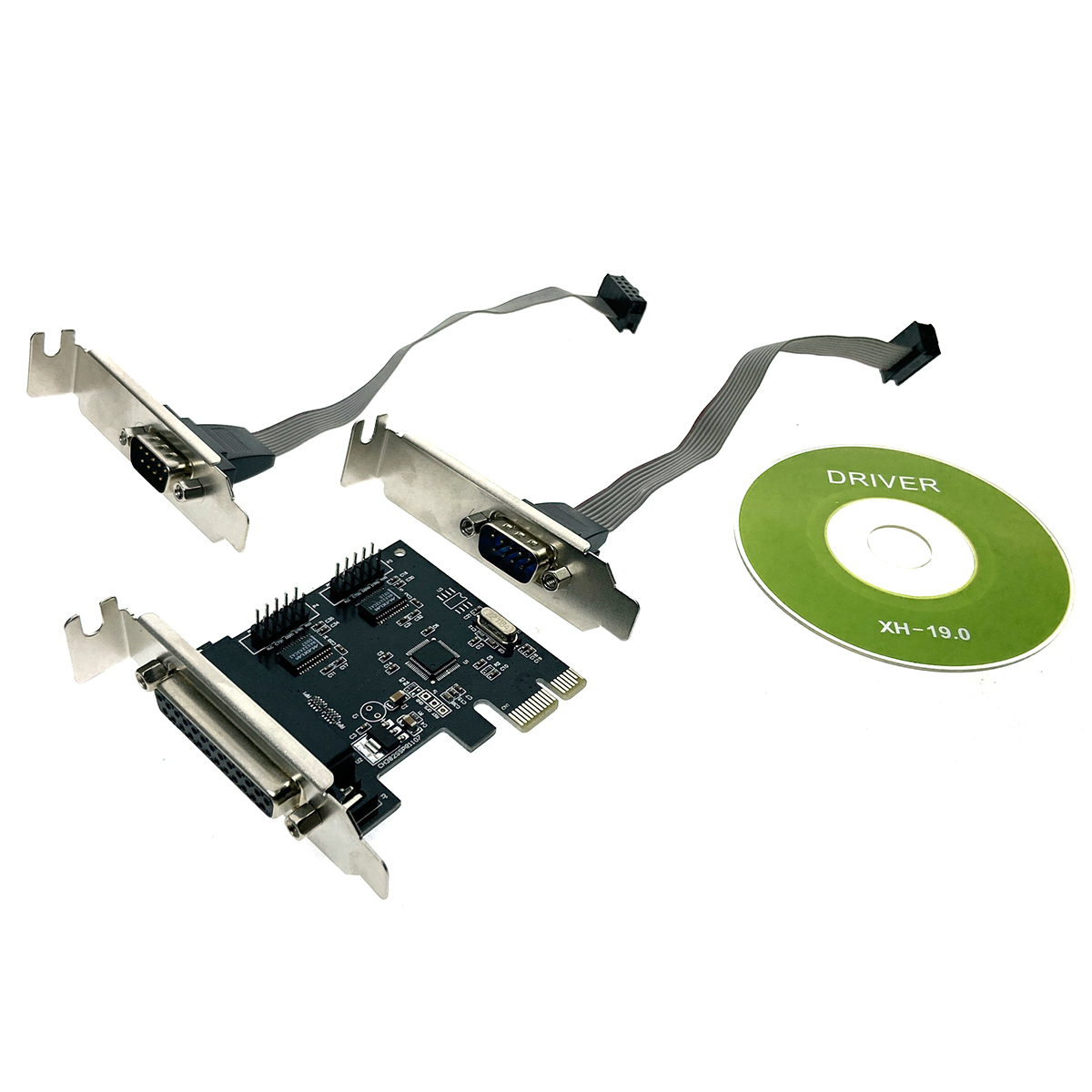 Контроллер PCI-E x1 на LPT DB-25 pin, COM (RS-232) 9 pin, WCH382, модель PCIe2S1PLWCH,low profile,Espada Контроллер PCI-E x1 на LPT DB-25 pin, COM (RS-232) 9 pin, WCH382, модель PCIe2S1PLWCH Espada, low profile