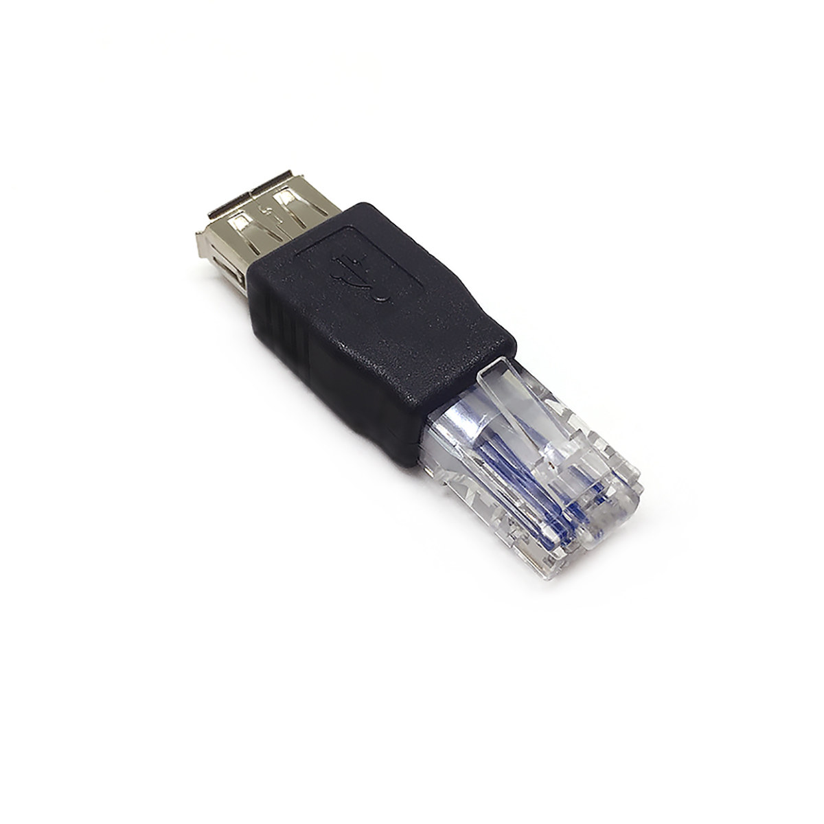 Переходник RJ45 Male to USB Female Espada ERJM20F для подключения модема ADSL к маршрутизатору
