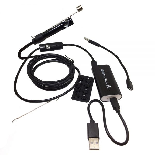 Водонепроницаемый WI FI USB 2.0 + microUSB эндоскоп WVH01, 2 метра для Android и IOS Espada / видеоскоп / гибкая камера