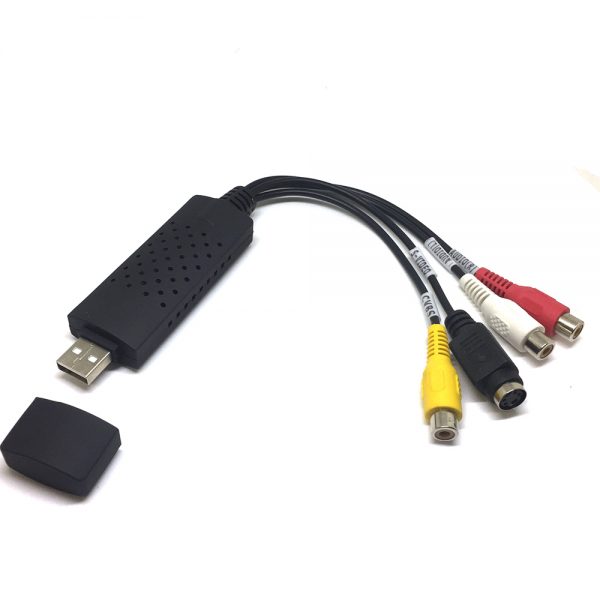 Конвертер Micro USB type B + Usb 2.0 to RCA/S-video плата видеозахвата EmcUsbRca