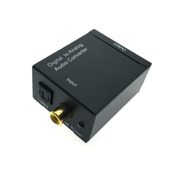 Аудио конвертер 1xToslink + 1RCA(Coaxil) to 2x RCA (analog), модель EDH-TR/R, Espada