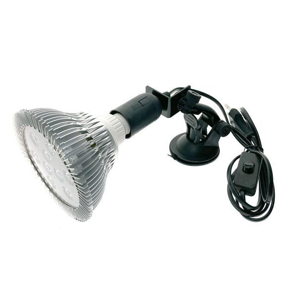Светодиодный светильник на присоске Espada E-Fito10WE27L1.8 с выключателем и фитолампой 10 Вт