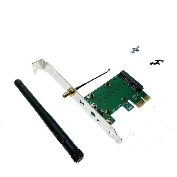 Контроллер PCI-E to Mini PCI-E c разъемом под антенну, модель ECV01B, Espada