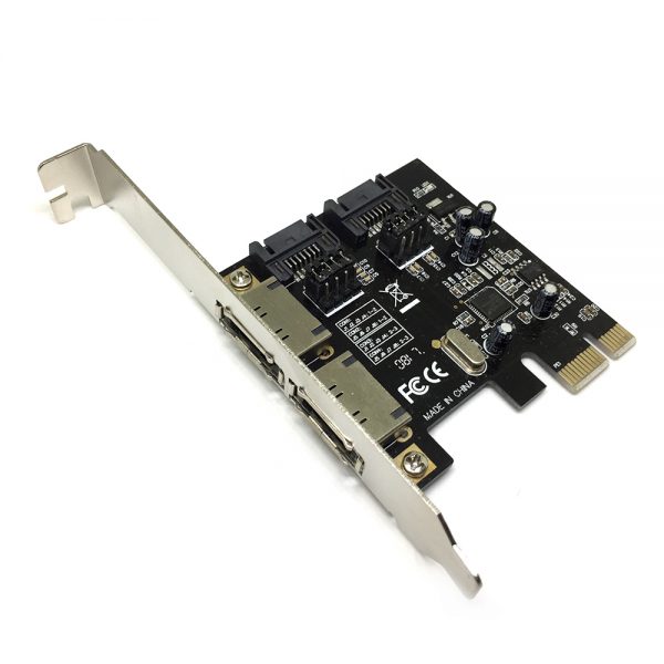 Контроллер PCI-E, SATA3 2 int + 2 ext, ASM1061 /ES3A1061/, Espada
