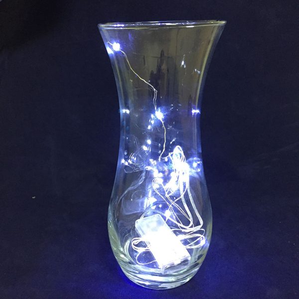 Светодиодная LED Лента-гирлянда декоративная, холодный белый, 0,03W, Espada E-EW10LED1m