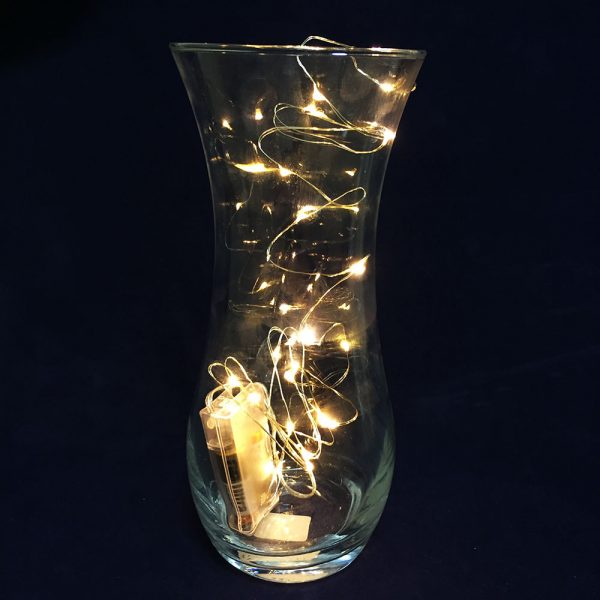 Светодиодная LED Лента-гирлянда декоративная, теплый белый, 0,06W, Espada E- EWW20LED2m